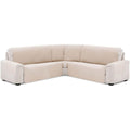 Divano confortevole Lanovenanube Copridivano Angolare Imbottito Mallorca beige