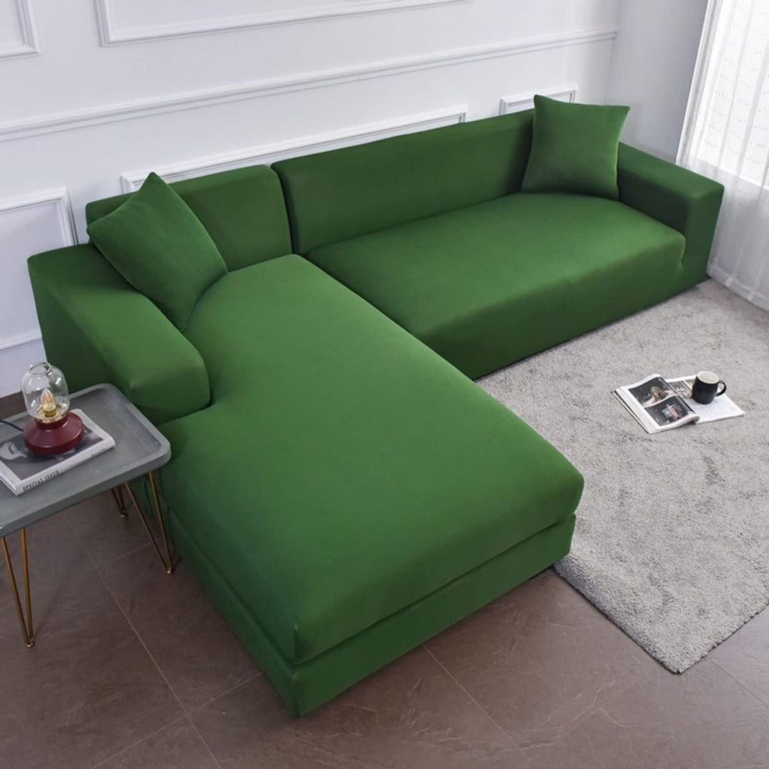Divano da soggiorno YOPOIY Pezzi Stirata Fodere Copridivano verde