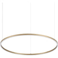 Arredo per soggiorno Ideal Sospensione luce integrato ottone nero