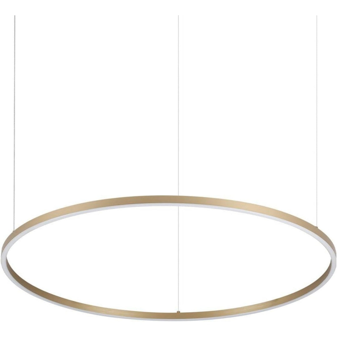 Arredo per soggiorno Ideal Sospensione luce integrato ottone nero