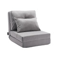 Divano confortevole grigio regolabile reclinabile