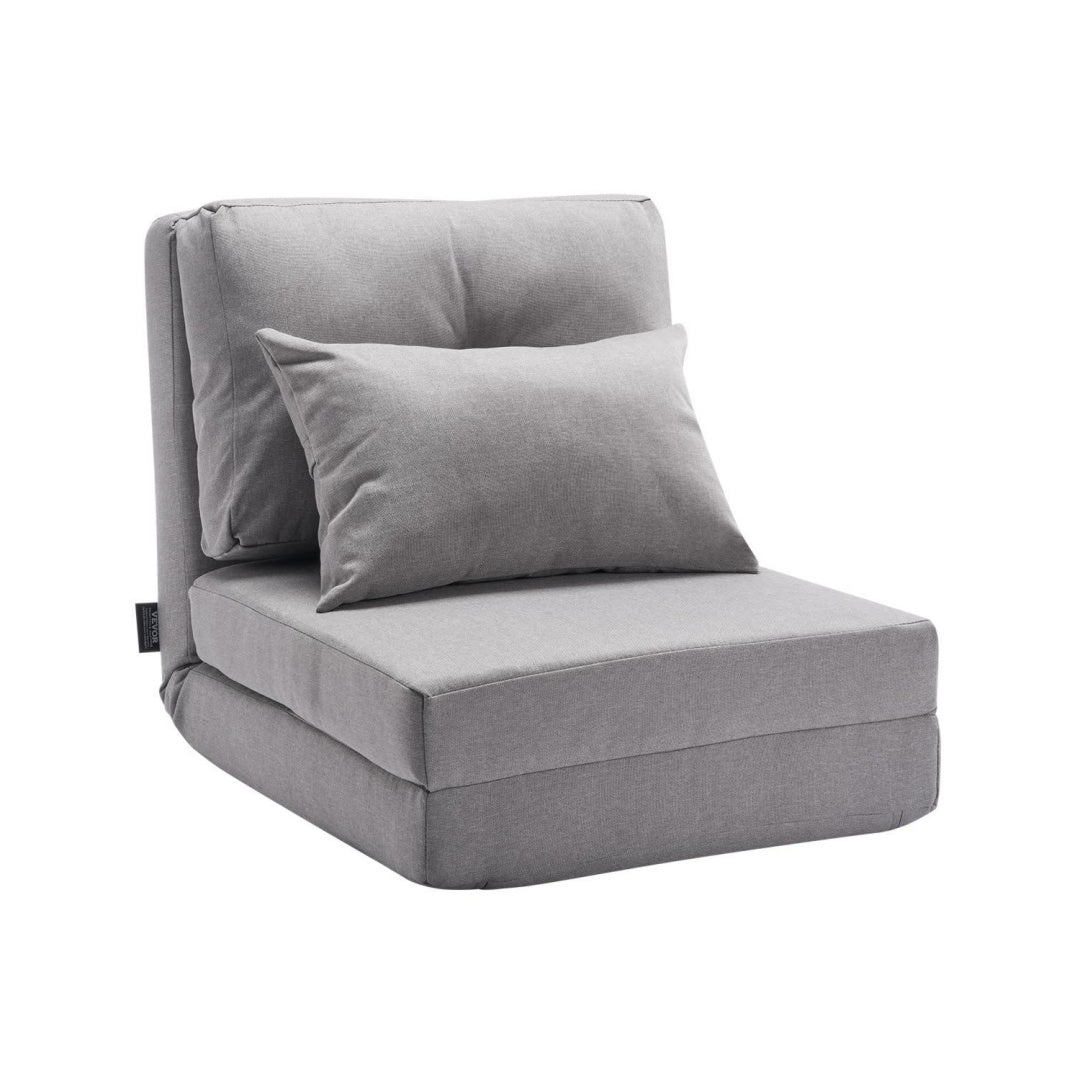 Divano confortevole grigio regolabile reclinabile