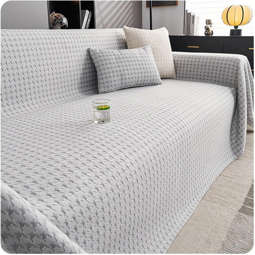 Divano confortevole Estiva Copridivano Posti Copripoltrona Copriletto grigio
