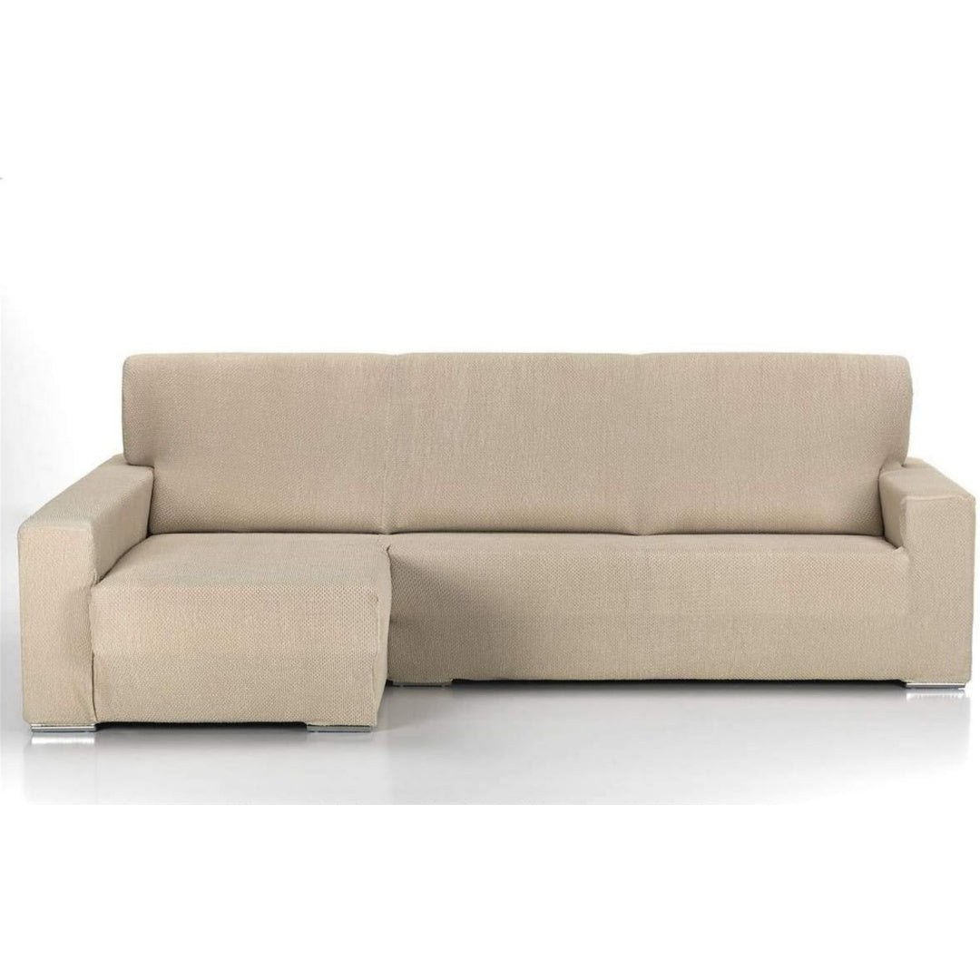 Seduta imbottita beige regolabile