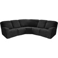 Divano confortevole Copridivano Elasticizzati Antiscivolo poltrone reclinabili nero