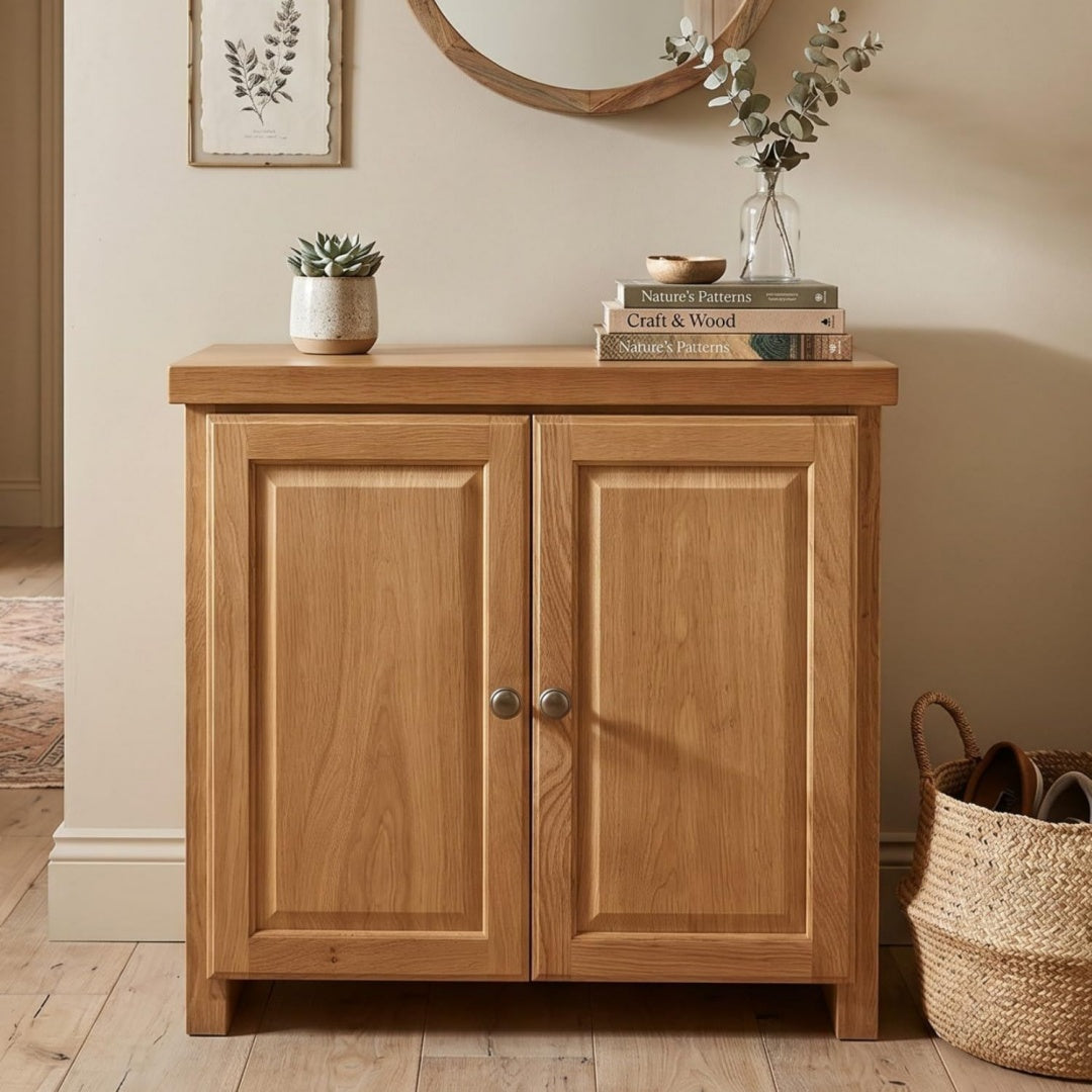 Madia contenitore GROF GROFurniture Scarpiera rovere massiccio rovere