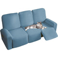 Divano confortevole Copripoltrona Reclinabile Antiscivolo Elasticizzato, Copridivano blu