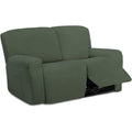 Divano confortevole reclinabile verde