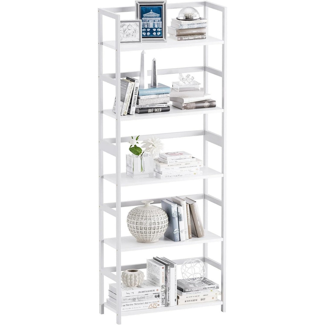 Libreria contenitore bianco regolabile in MDF