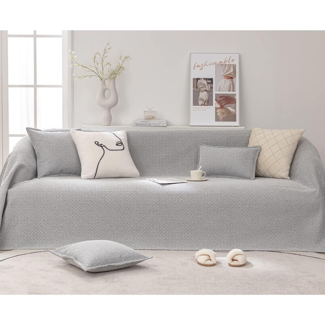 Divano confortevole KAISUN Copridivano Antiscivolo Grandi Dimensioni, beige