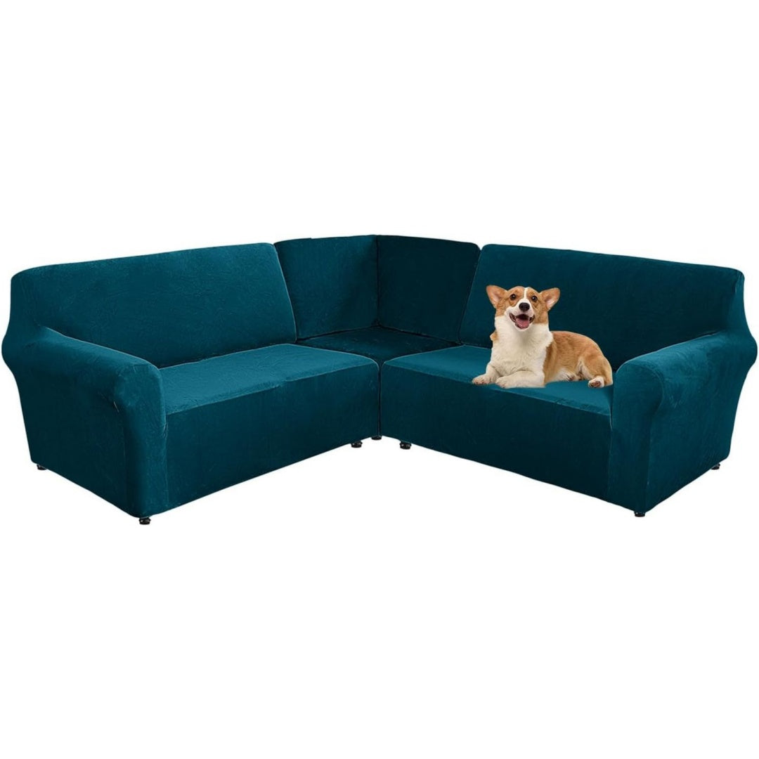 Divano confortevole reclinabile modulare blu