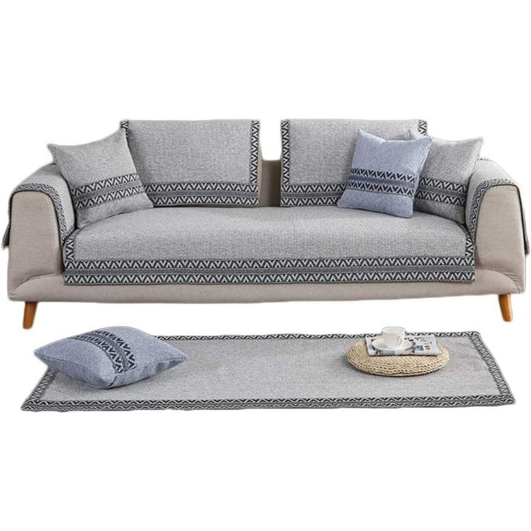 Divano confortevole DMCE Morbida Facile Montare Moderno grigio